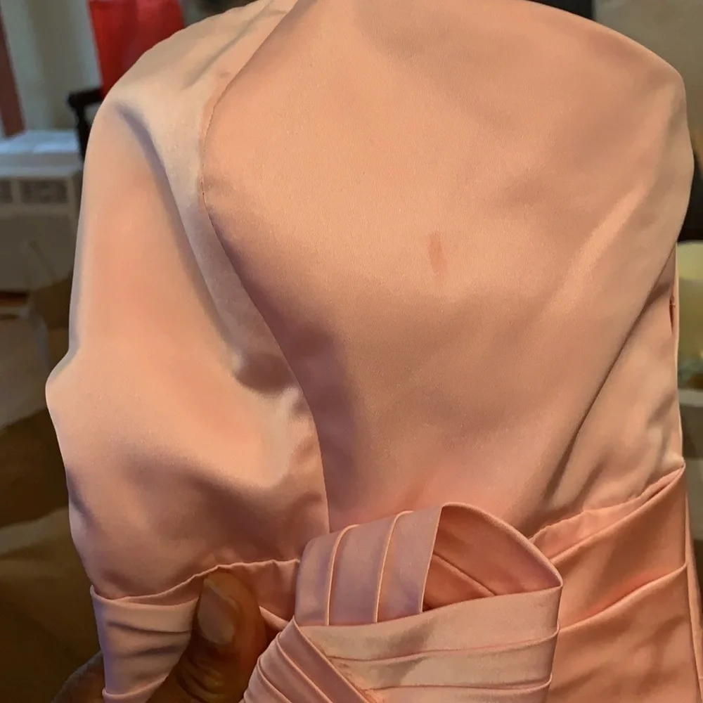 Love pink strapless dress size 6 Style A14